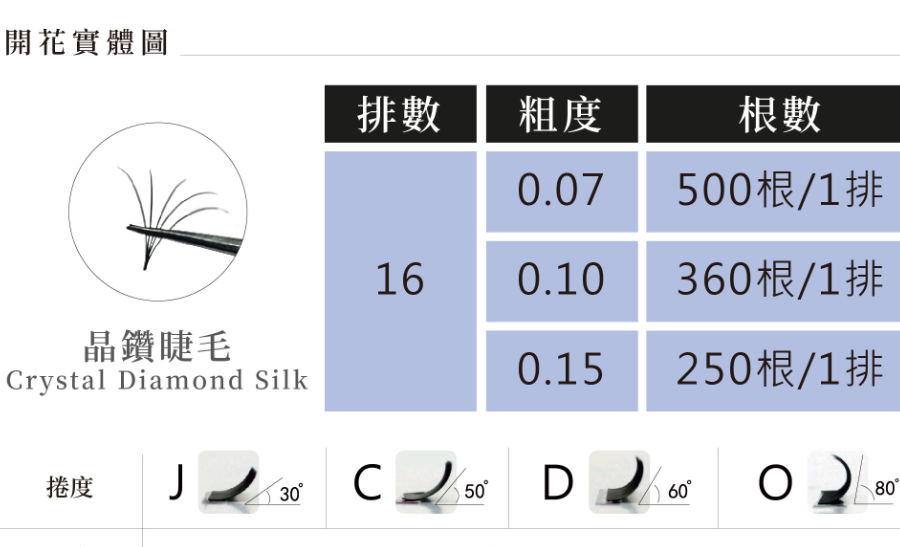 活動專屬│睫瑞晶鑽睫毛-C捲(單尺寸)