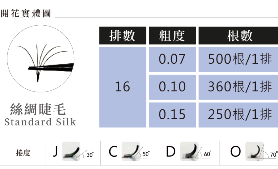 活動專屬│睫瑞絲綢睫毛(黑)-J捲(單尺寸)