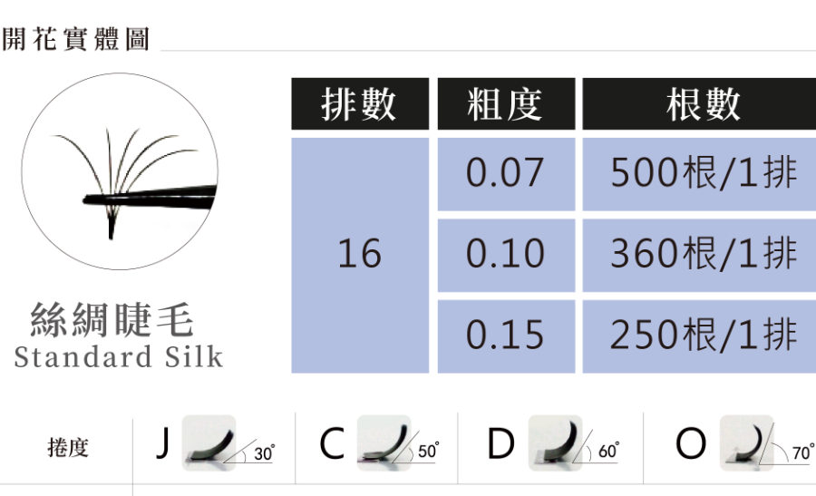 活動專屬│睫瑞絲綢睫毛(黑)-C捲(單尺寸)